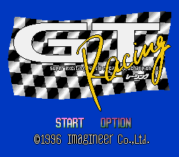 GT Racing (Japan) Title Screen